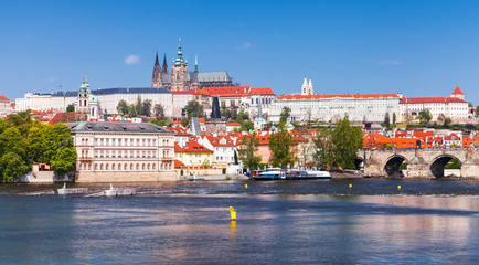 Prague old town panorama