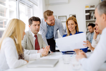 Obraz premium Business people in office