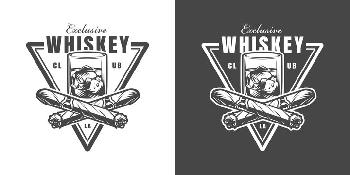 Vintage whisky club emblem