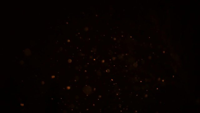 The gold, yellow flying particles for your Wedding, Valentine's Day, Birthday, Celebration, Carnival, Party or Holiday Projects!Use blending mode (screen). Slow Motion.