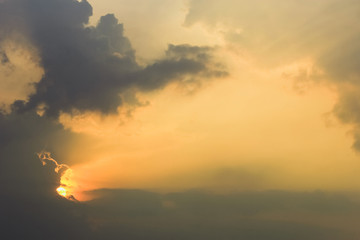 the sky sunset