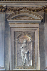 King David, statue in Mantua Cathedral dedicated to Saint Peter, Mantua, Italy 