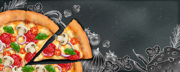 Pizza banner ads