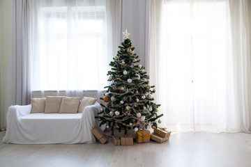 Christmas tree holiday new year gifts winter decor