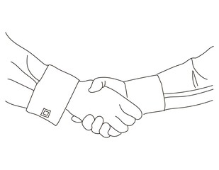 vector handshake graphics