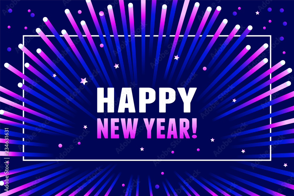 Poster Vector abstract background with copy space for text - bright vibrant banner