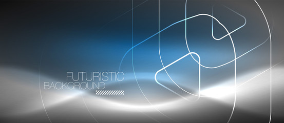 Vector neon color abstract background