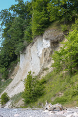 Kreidefelsen auf der Insel Rügen, Ostsee in Deutschland