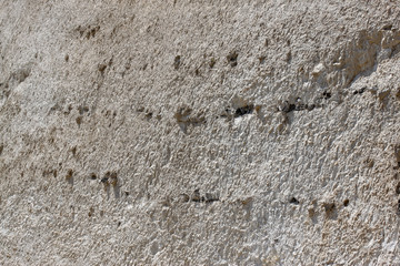 Detail of limestone wall