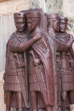 The Tetrarchs on San Marco square, Venice, Italy