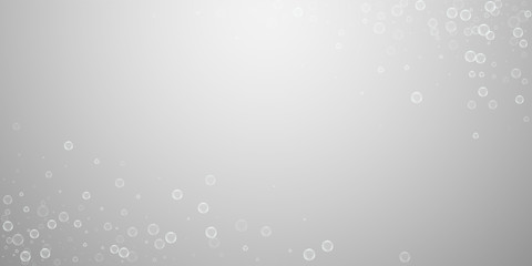 Soap bubbles abstract background. Blowing bubbles 