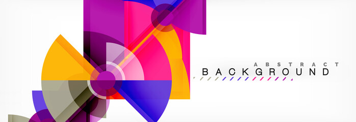 Modern geometric abstract background