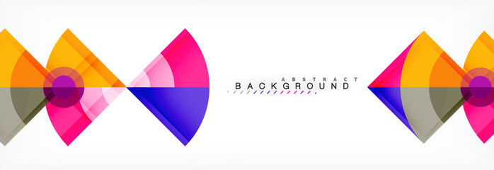 Modern geometric abstract background