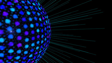 Global abstract concept.