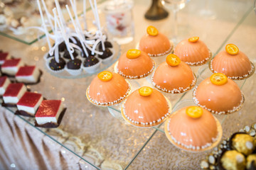 Cakes and other sweets on the table