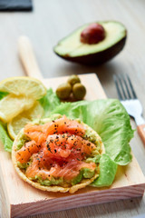 Fresh salted salmon