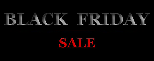 Black friday sale on black background