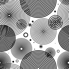 Circle pattern. Circle geometric background. Strip line circles. Abstract lines.