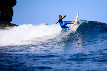 Surfing some Queensland waves