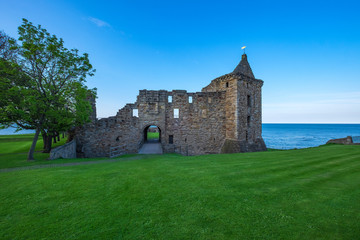 Fototapeta na wymiar Ruine der Burg von St. Andres in Schottland