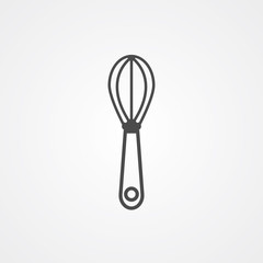 Egg beater vector icon sign symbol