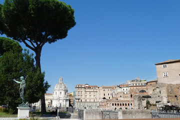 Fototapeta na wymiar generic Rome scene