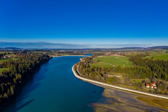 Premer Lechsee, Prem, Lech, F&uuml;ssen, Bavaria, Germany