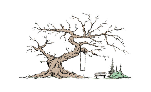 How to Draw a Tree Step by Step Tutorial  EasyDrawingTips