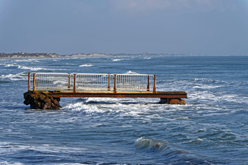 Passerelle immergée