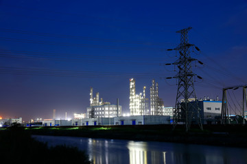 Fototapeta na wymiar Chemical plant