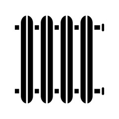 Radiator glyph icon