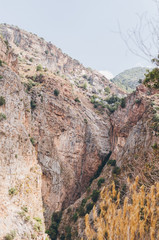 Butterfly Valley rocks near Oludeniz in Turkey