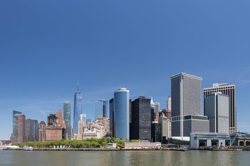 View of lower Manhattan