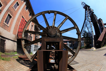 The plant and equipment of a coal mine