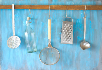 Kitchen utensils for commercial kitchen, restaurant ,cooking, kitchen concept.