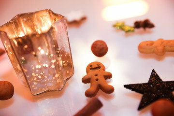 Dekoration bei einer Weihnachtsfeier