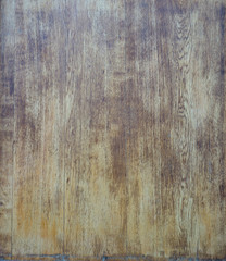 surface of the brown old damaged and weathered wood