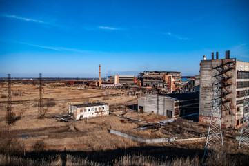 Fototapeta premium Abandoned Industrial Area