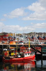 Fishing ships on the quay in Killybegs Donegal Ireland