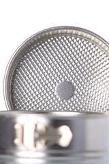 kitchen utensils on white background