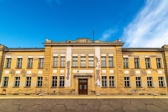 Sremski Karlovci, Serbia - May 2, 2018: Elementary School (Primary school) "23.October" in Sremski Karlovci, Serbia