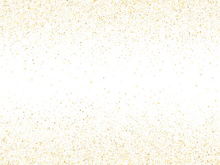 Gold sparkles glitter dust metallic confetti