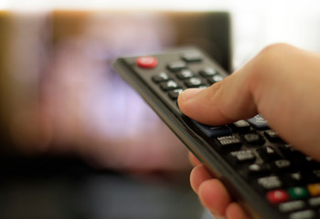 Binge watching favourite TV show