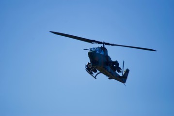Fototapeta na wymiar 自衛隊のヘリコプター