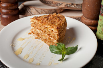 cake on a plate