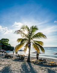 views around Knip Landhouse and beach on the Caribbean islland of Curacao