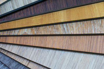 PVC Polymer Vinyl sample for customers to choose the floor design within the copy space.