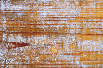 Fragment of old dirty wooden board. Background