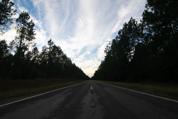 afternoon sky in Bancroft Louisiana