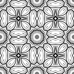 Modern Decorative seamless Floral pattern. Vector colored illustration. paper for scrapbook.